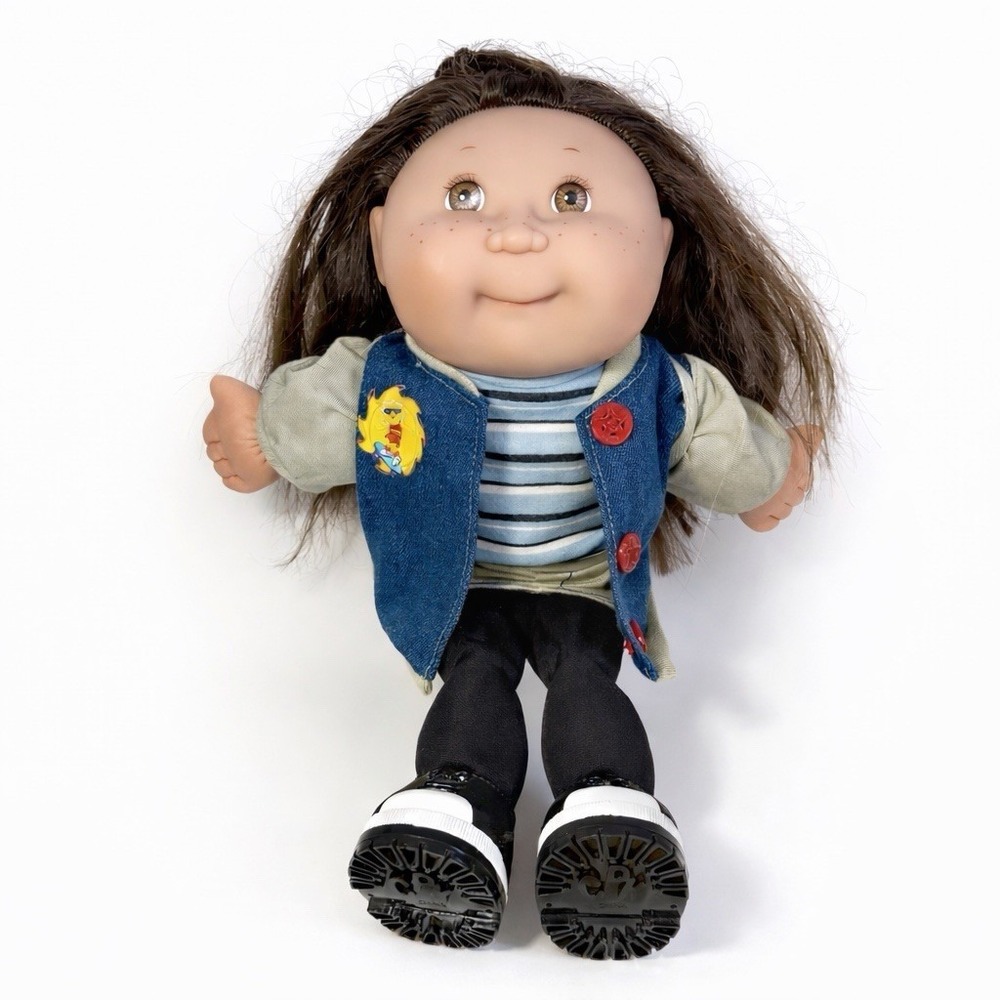 VTG 1995 1996 Cabbage Patch Kid Doll Cool Kids Skateboarder Jacket Mattel 14"